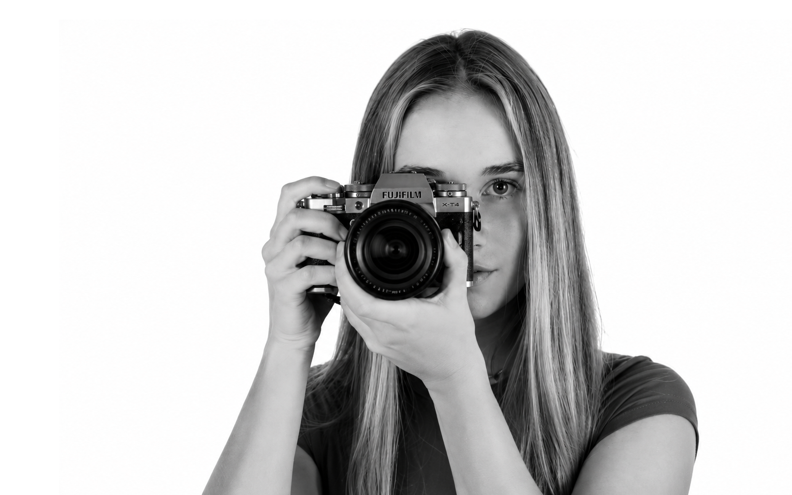 Jade Vandermeulen avec son appareil photo